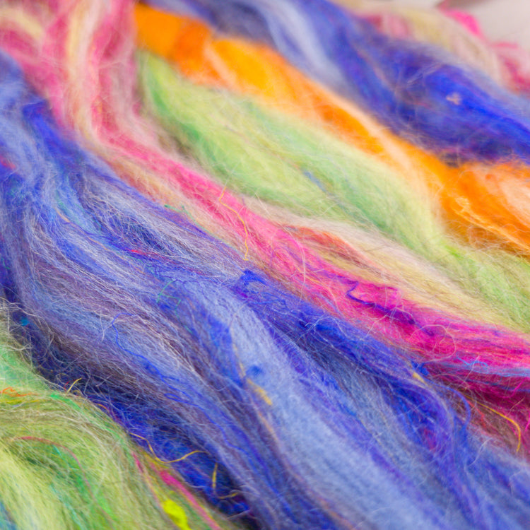 Winnham Blend - Corriedale, UK Alpaca & Sari Silk