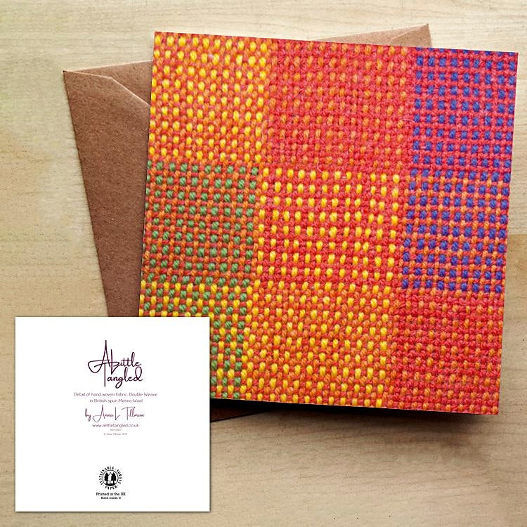 Greetings Cards with Handwoven Images