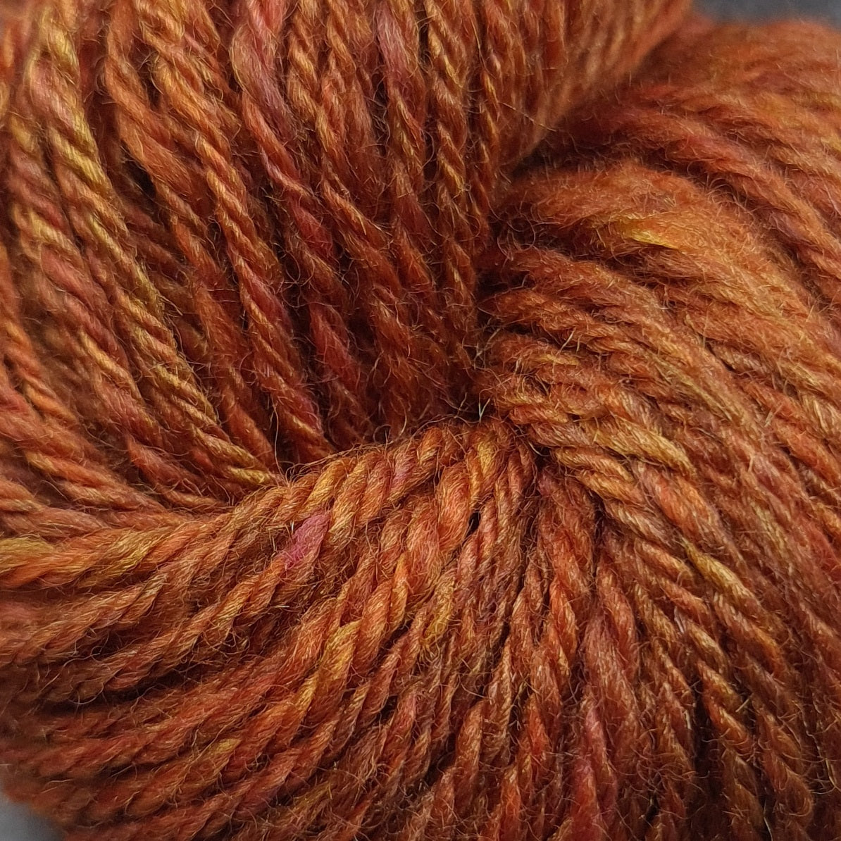 Handspun, DK/Worsted yarn, mini skein, merino wool & silk