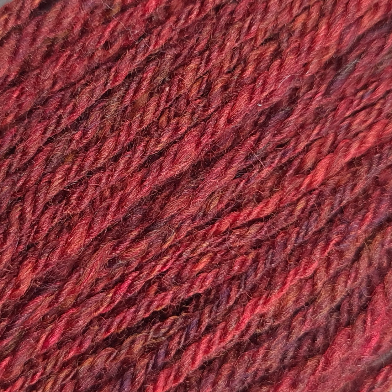 Handspun, DK/Worsted yarn, mini skein, merino wool & silk