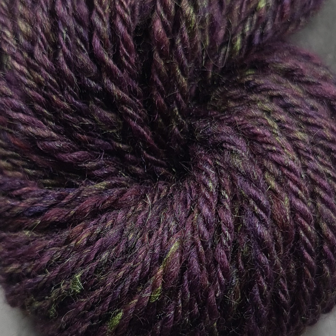 Handspun, DK/Worsted yarn, mini skein, merino wool & silk