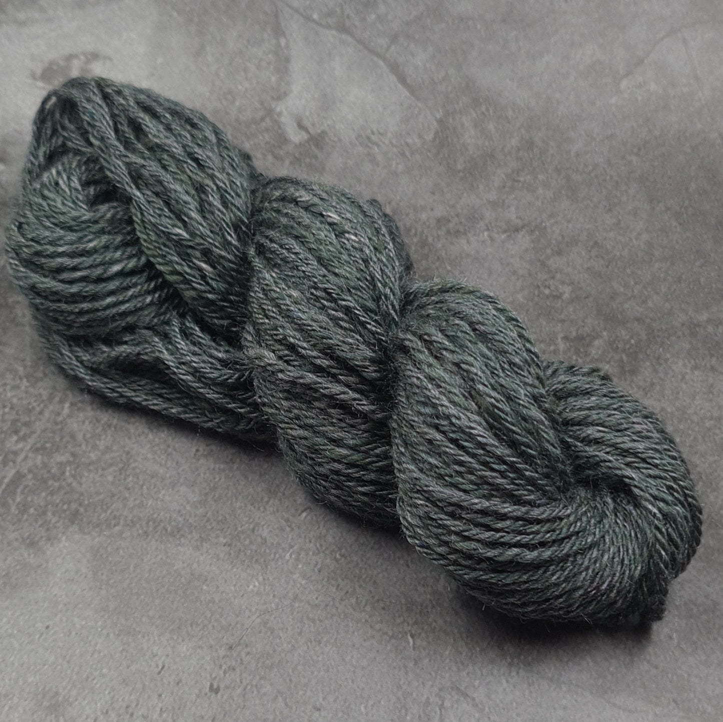Handspun, DK/Worsted yarn, mini skein, merino wool & silk