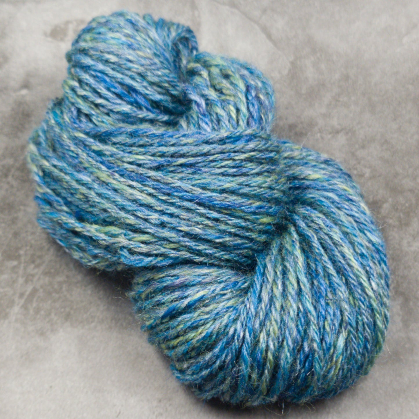 Handspun Worsted/Aran yarn, merino wool & silk, mini skeins