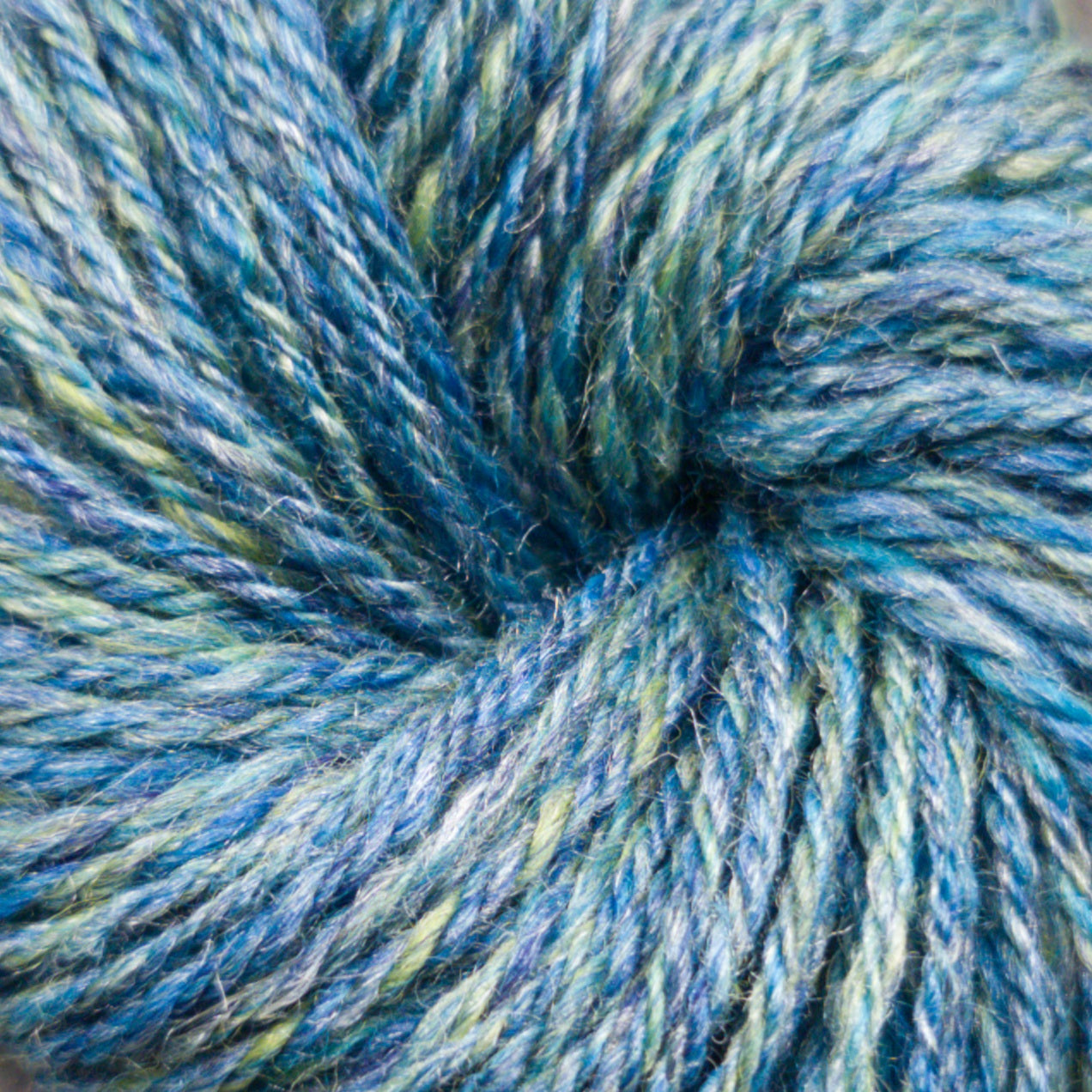 Handspun Worsted/Aran yarn, merino wool & silk, mini skeins