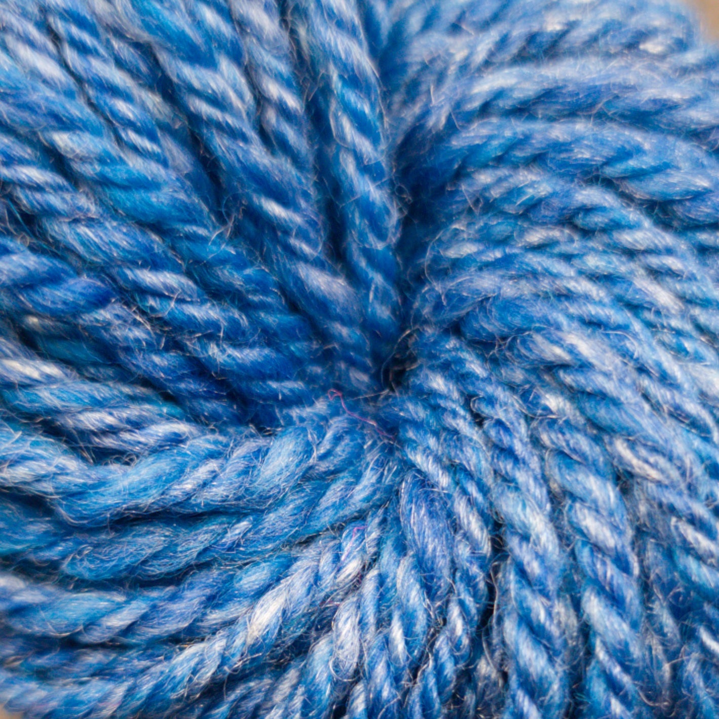 Handspun Worsted/Aran yarn, merino wool & silk, mini skeins