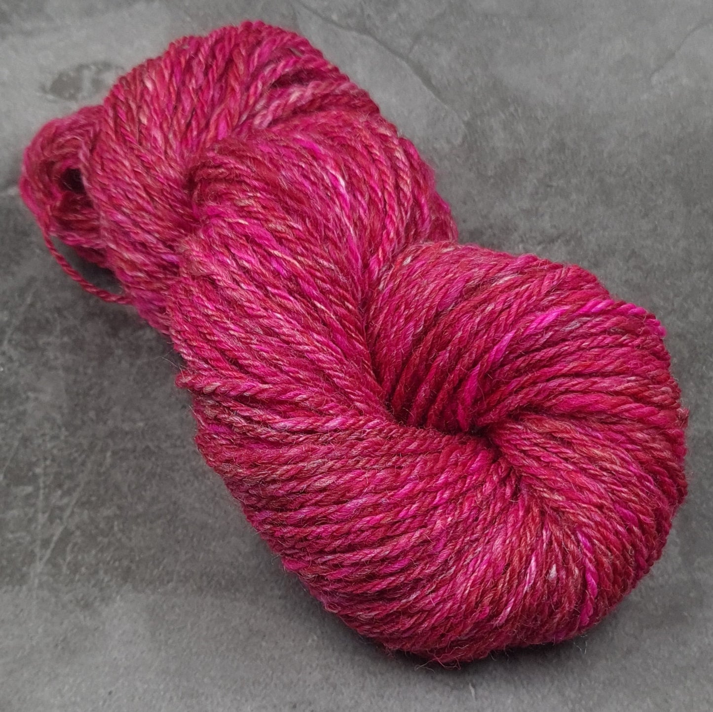 Handspun Worsted/Aran yarn, merino wool & silk, mini skeins