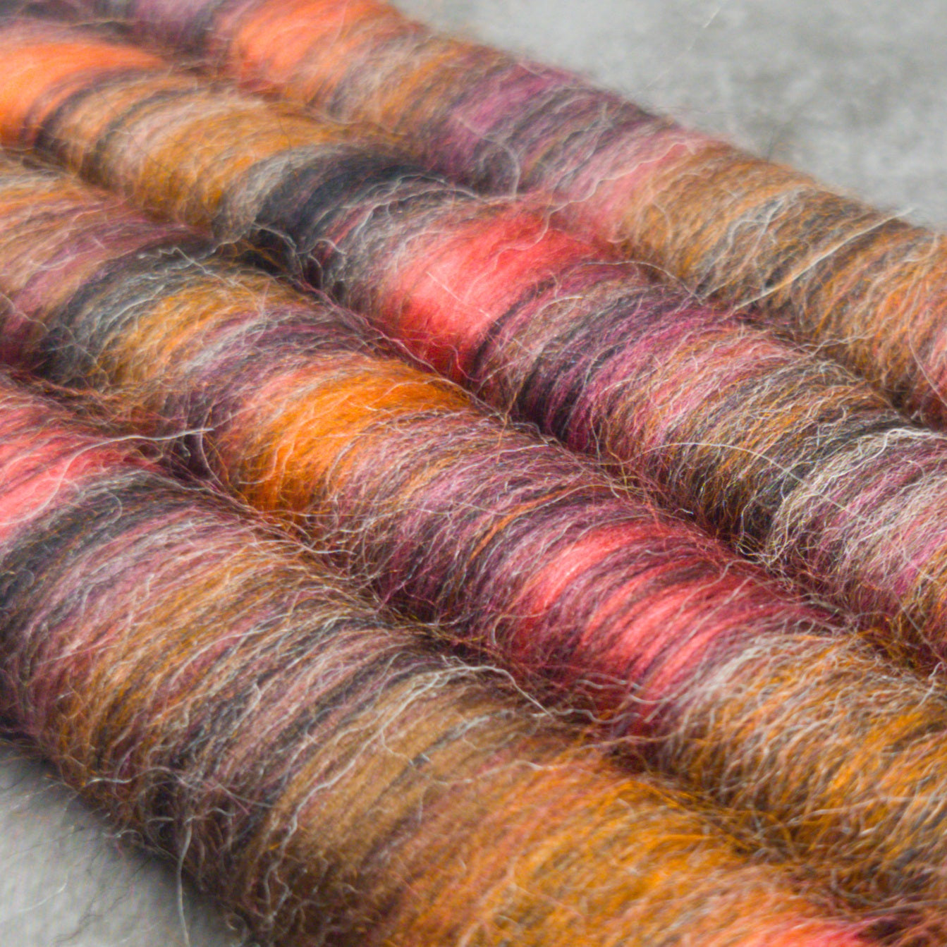 Rolags (or Punis) for spinning, Bursledon, Wool and Bamboo Limited Edition