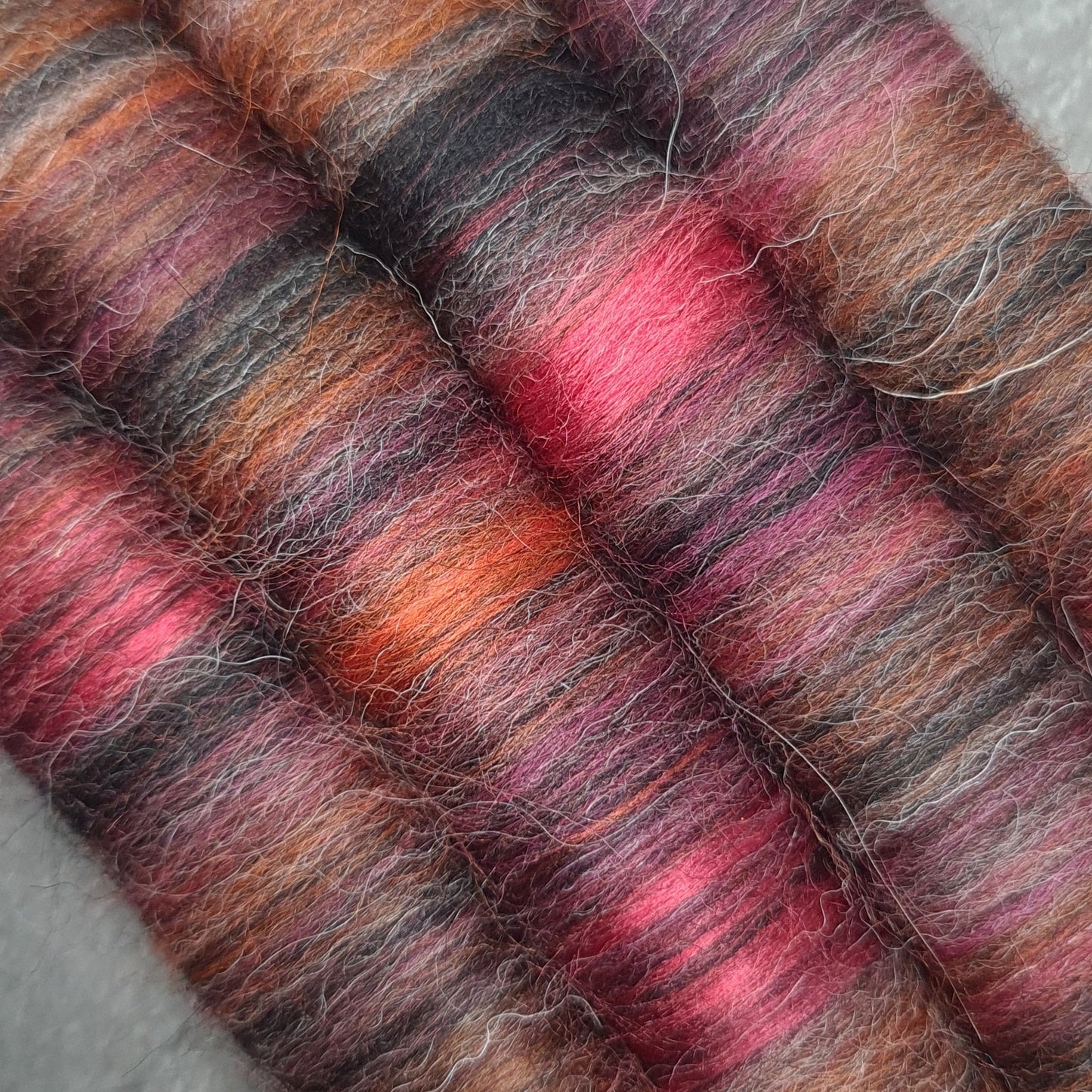 Rolags (or Punis) for spinning, Bursledon, Wool and Bamboo Limited Edition