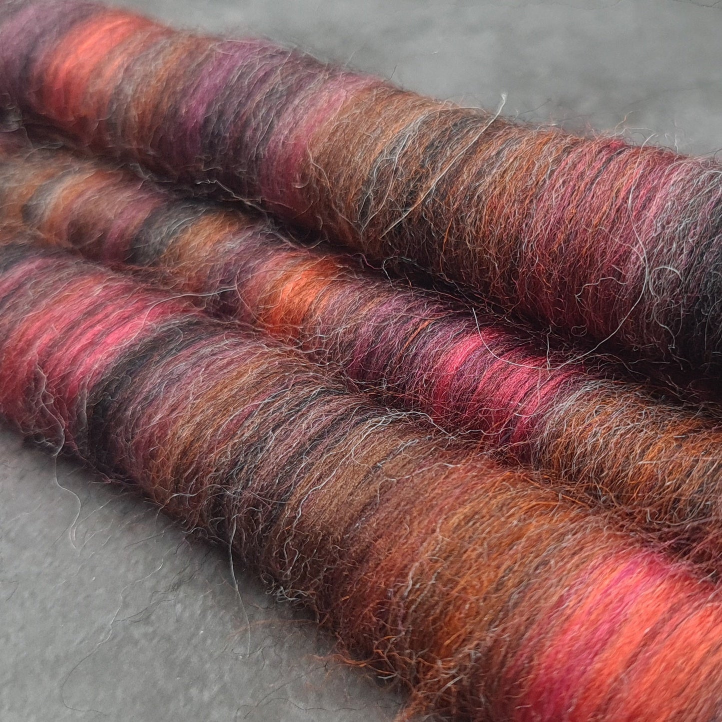 Rolags (or Punis) for spinning, Bursledon, Wool and Bamboo Limited Edition