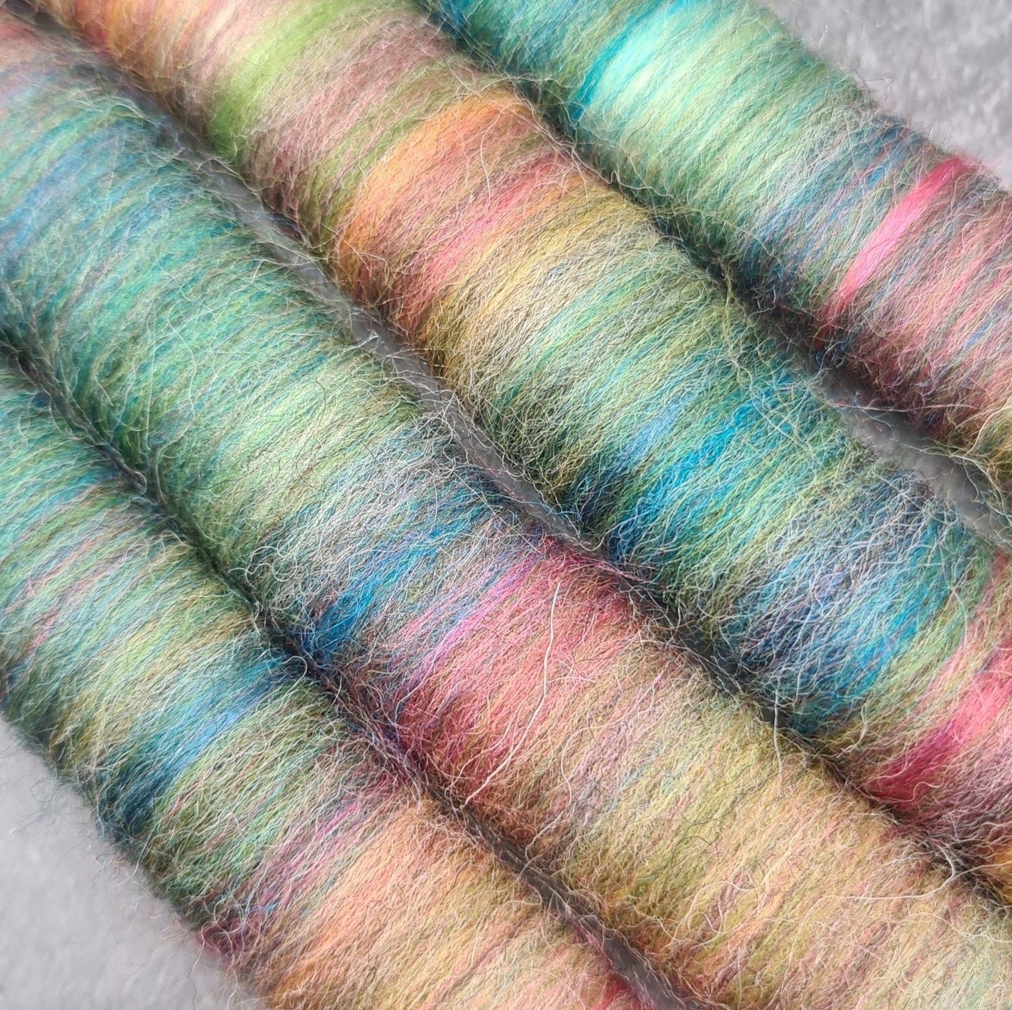 Rolags (or Punis) for spinning, Portsdown,  Wool and Bamboo, Limited Edition