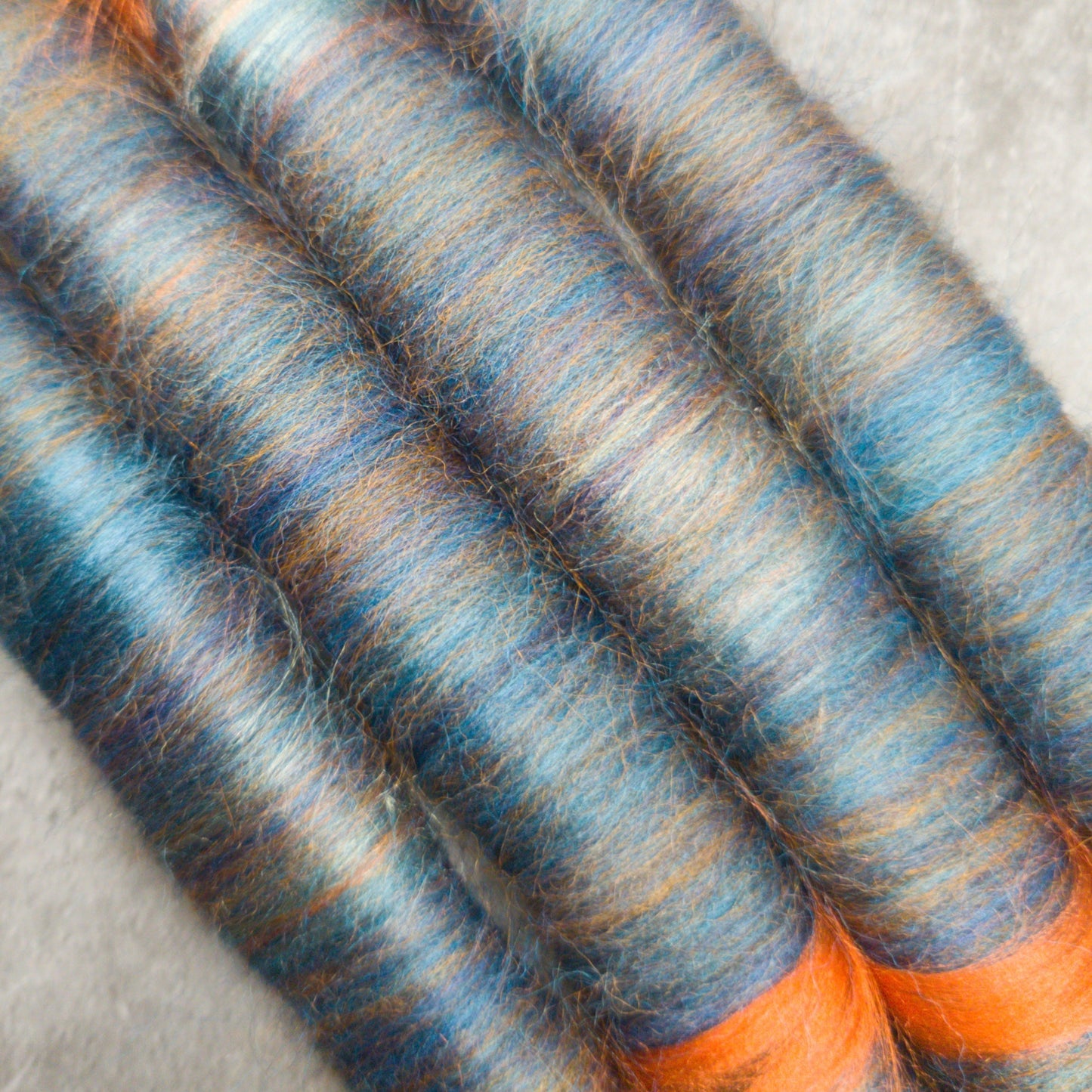 Rolags (or Punis) for spinning, Lucky Dip Mix,  Wool and Bamboo