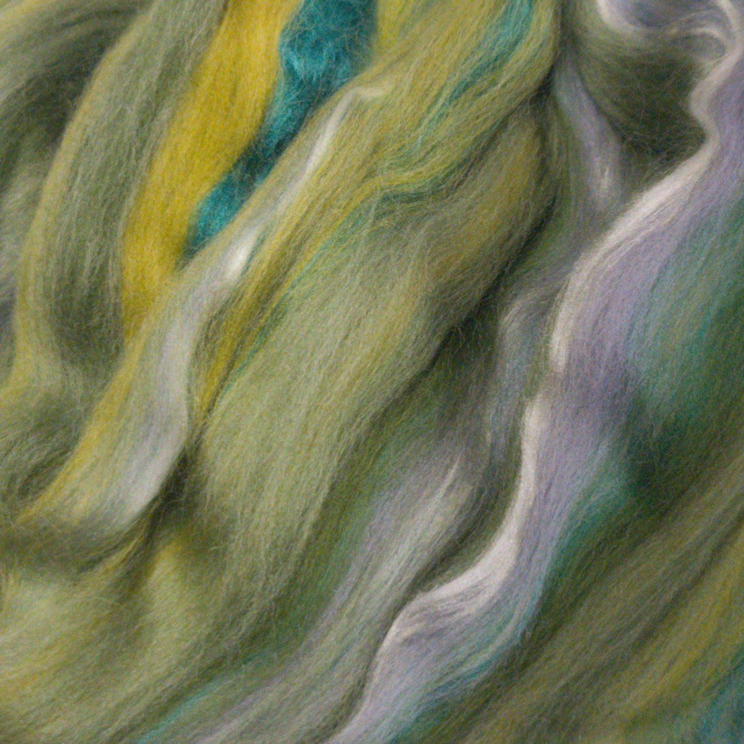 Grey Greens - Merino & Bamboo Combed Top - Portchester Blend
