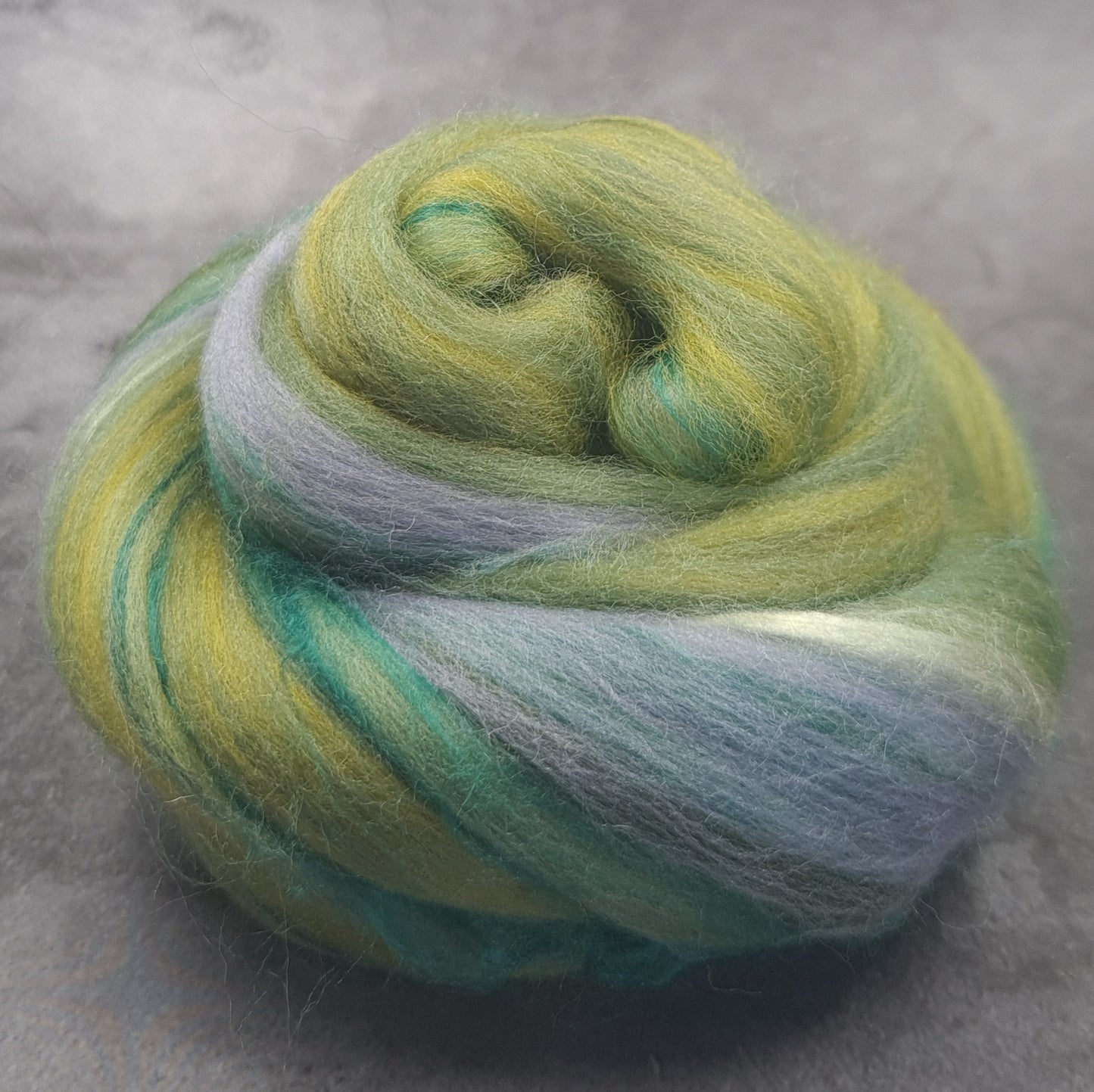 Grey Greens - Merino & Bamboo Combed Top - Portchester Blend