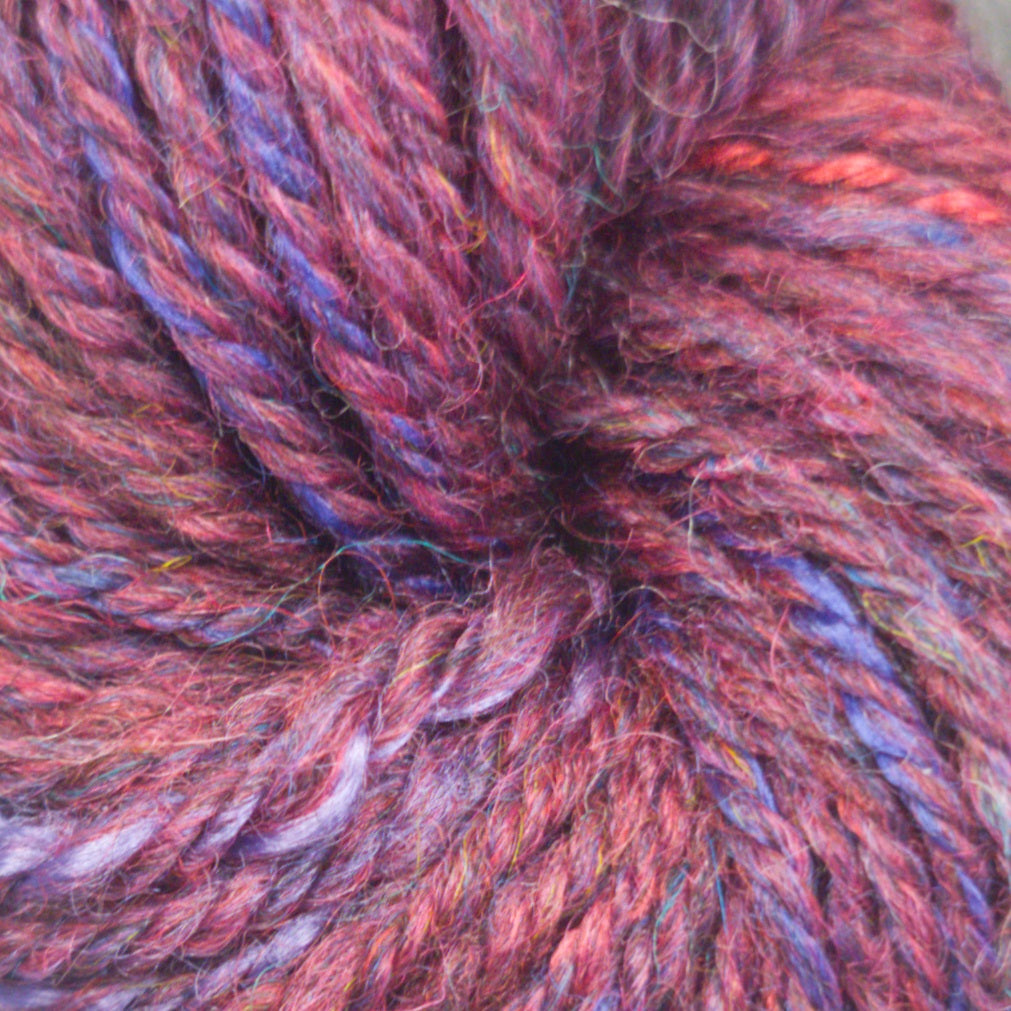 Handspun Worsted/Aran yarn, Wool and Bamboo, micro skeins