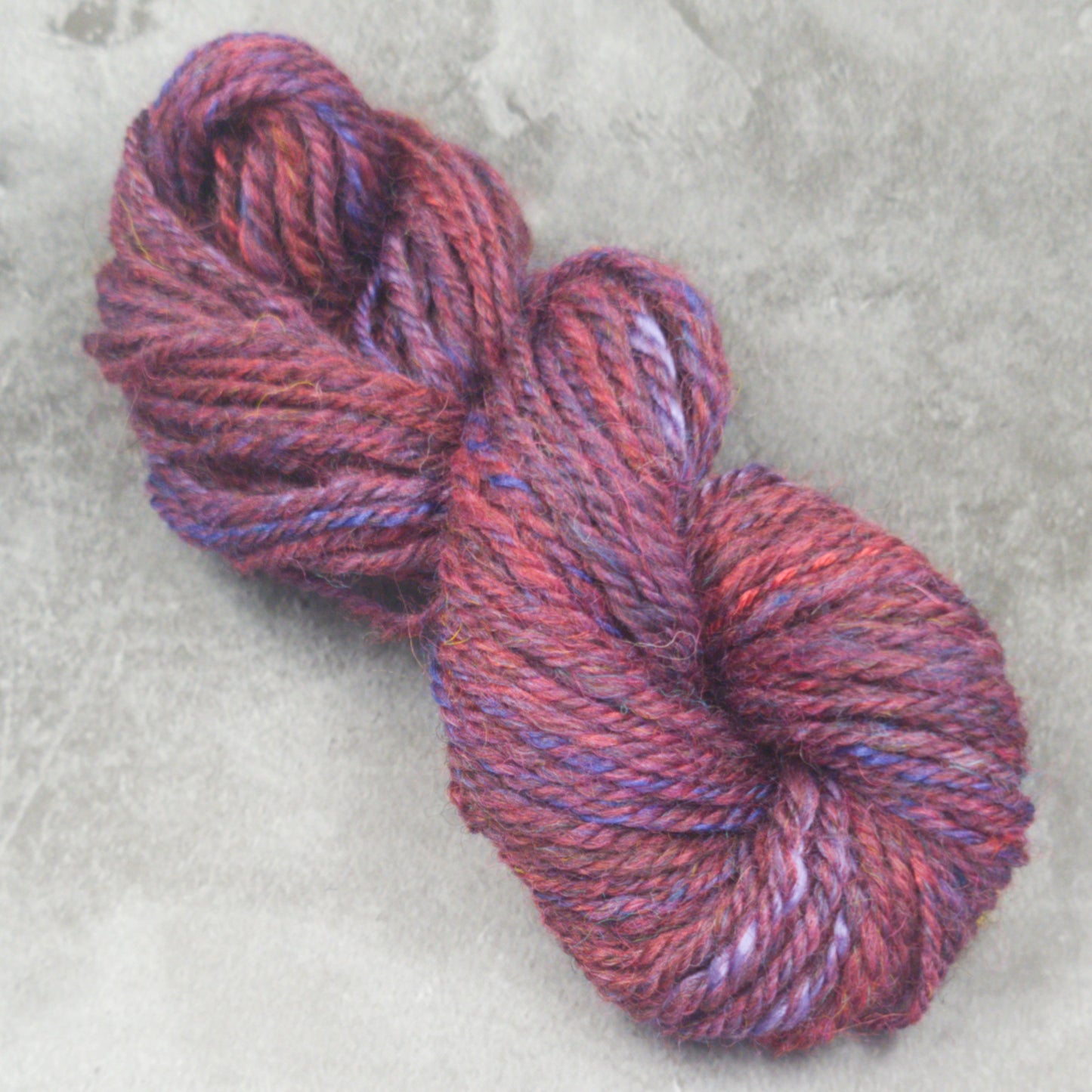 Handspun Worsted/Aran yarn, Wool and Bamboo, micro skeins