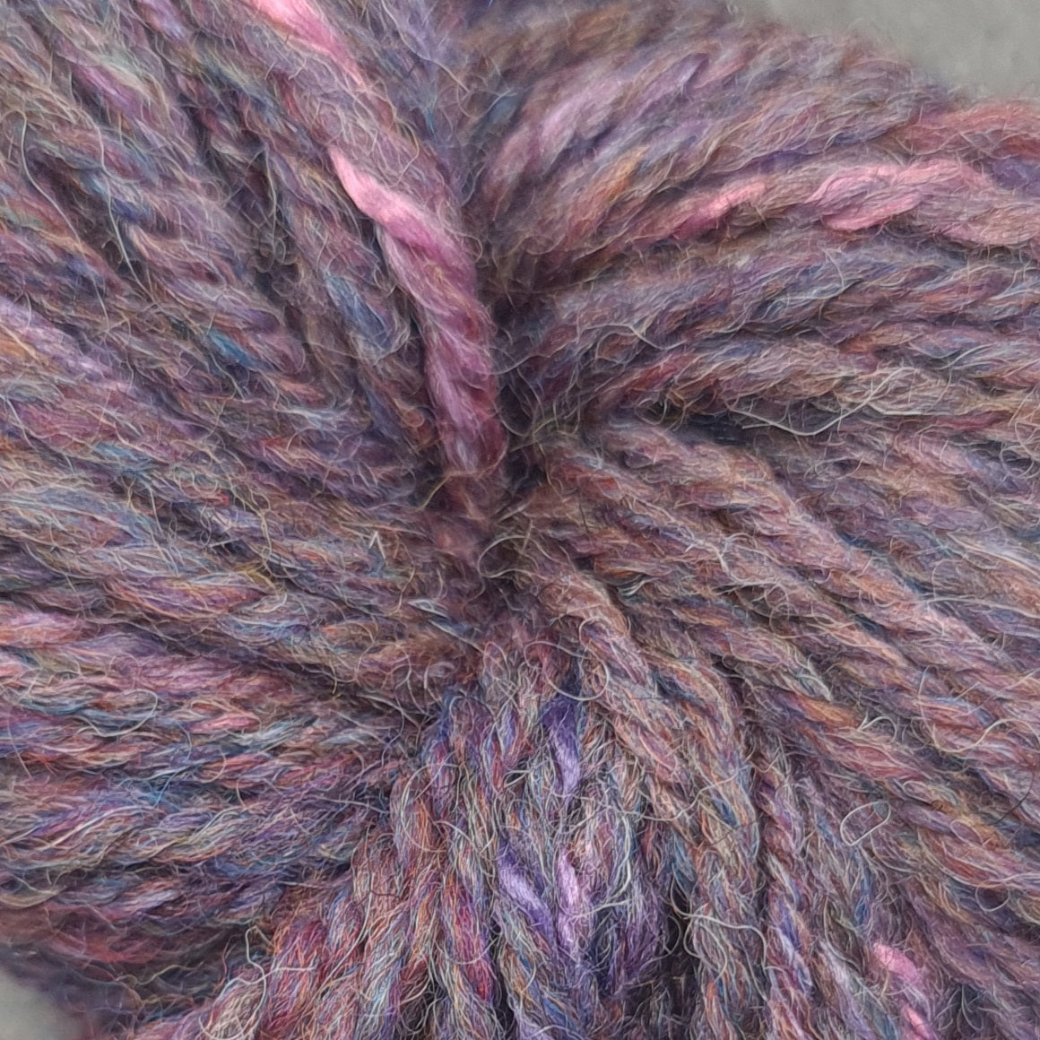 Handspun Worsted/Aran yarn, Wool and Bamboo, micro skeins