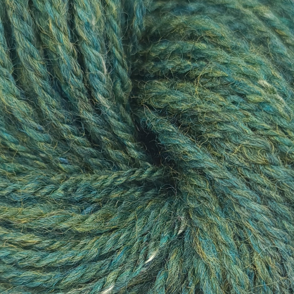 Handspun Worsted/Aran yarn, Wool and Bamboo, micro skeins