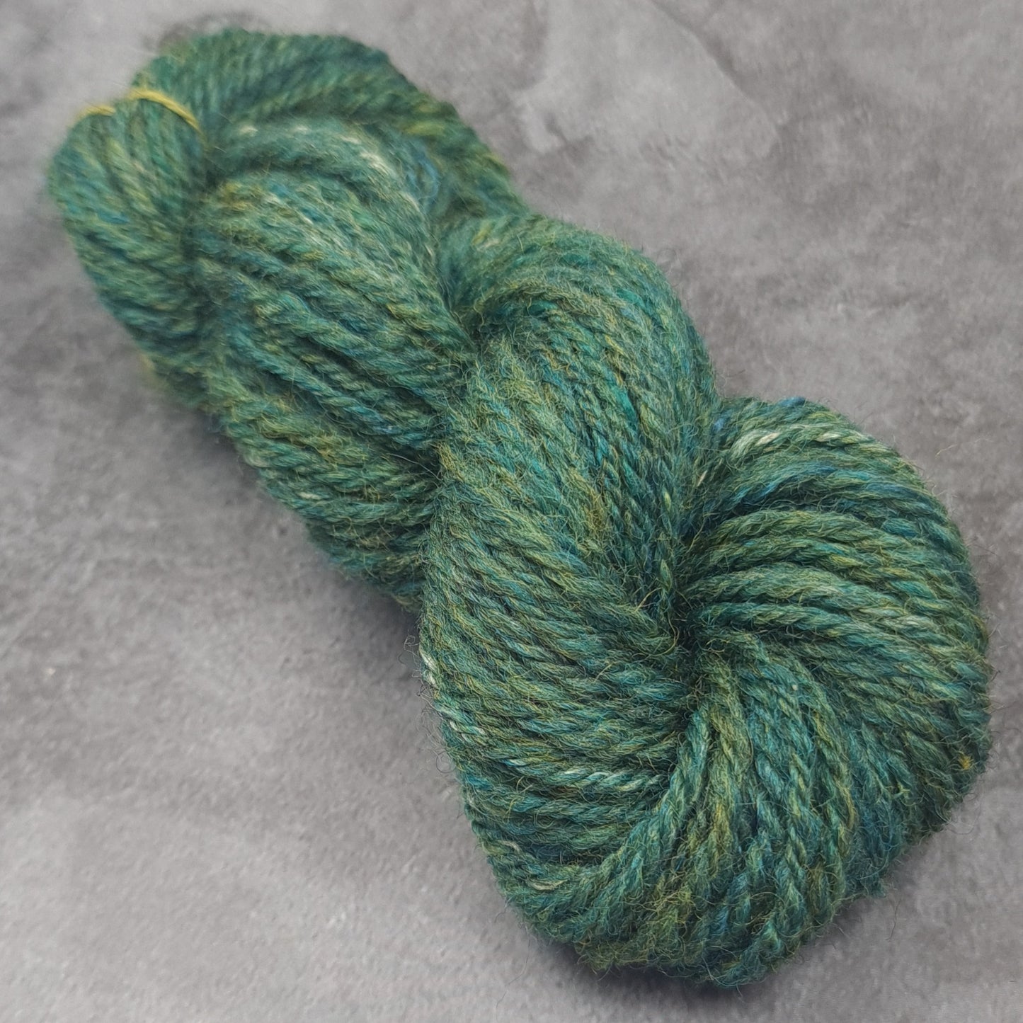 Handspun Worsted/Aran yarn, Wool and Bamboo, micro skeins