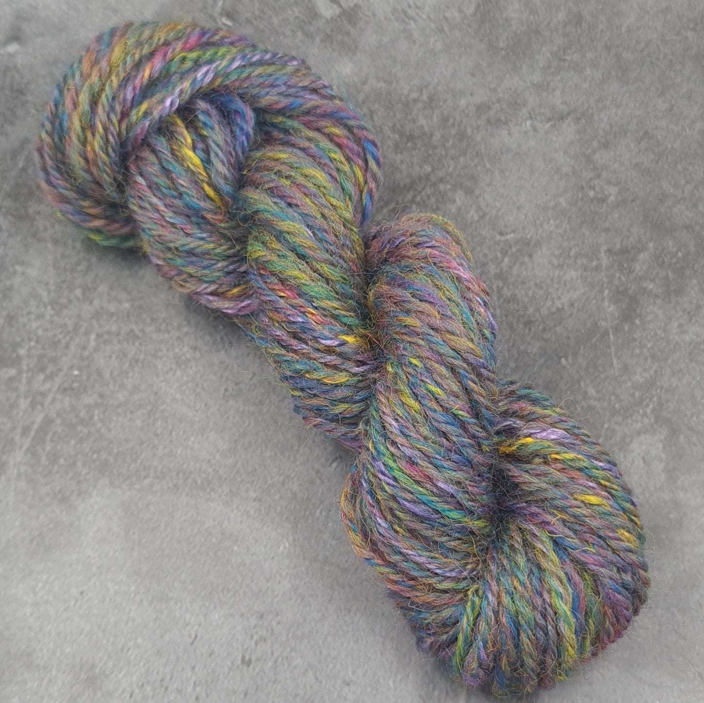 Handspun Worsted/Aran yarn, Wool and Bamboo, micro skeins