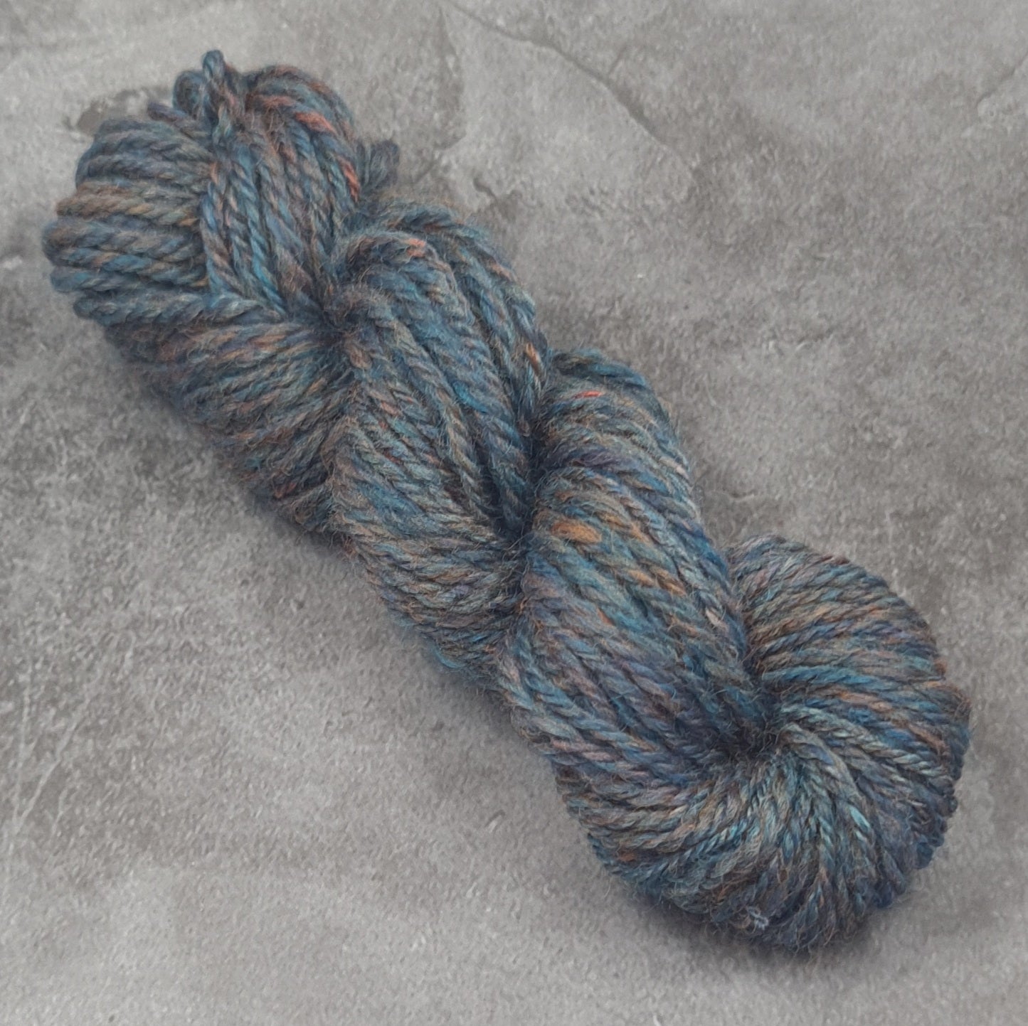 Handspun Worsted/Aran yarn, Wool and Bamboo, micro skeins