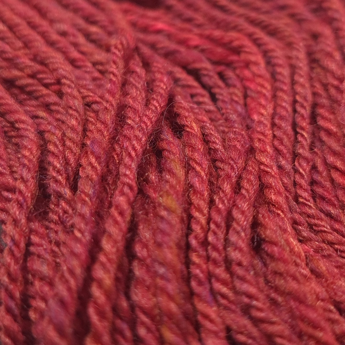 Handspun Worsted/Aran yarn, super fine merino wool & tussah silk, mini skeins