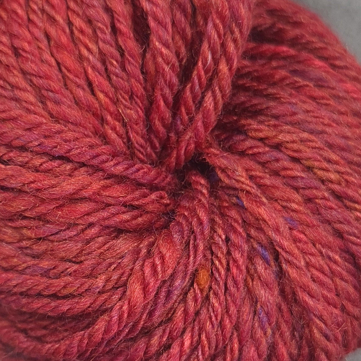 Handspun Worsted/Aran yarn, super fine merino wool & tussah silk, mini skeins