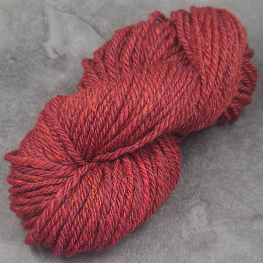 Handspun Worsted/Aran yarn, super fine merino wool & tussah silk, mini skeins