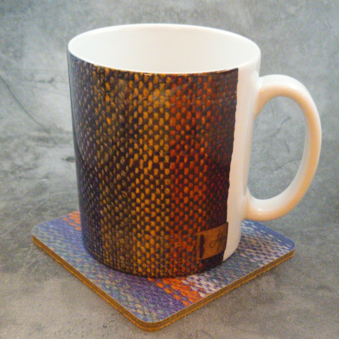 Mug & Coaster Set - Handwoven images