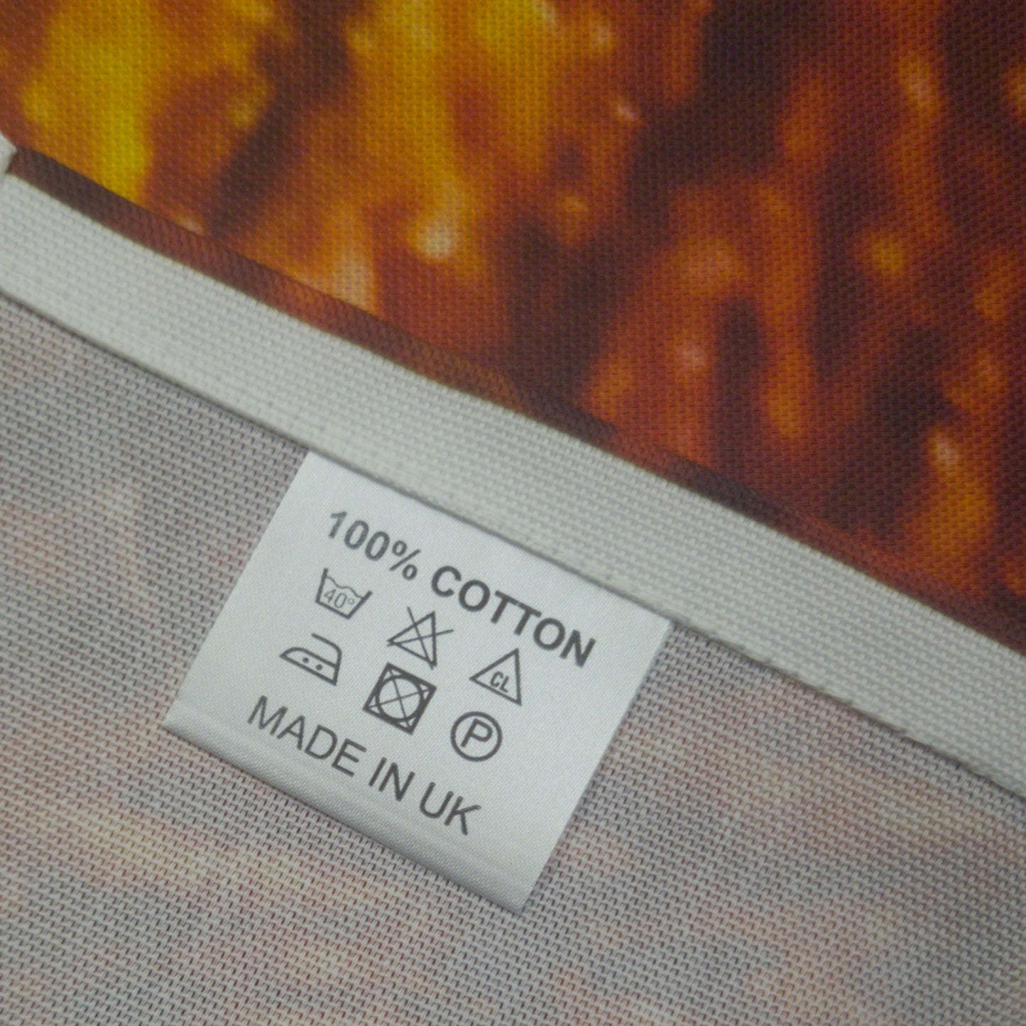 Cotton printed tea towel