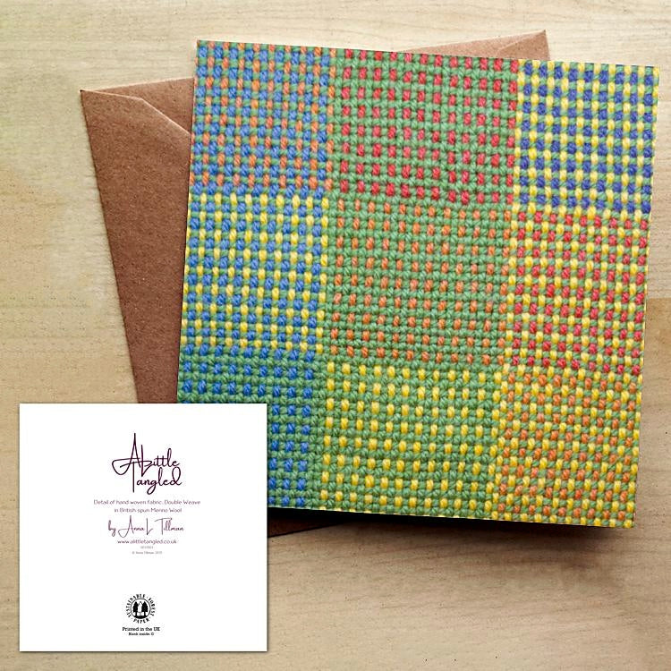 Greetings Cards with Handwoven Images