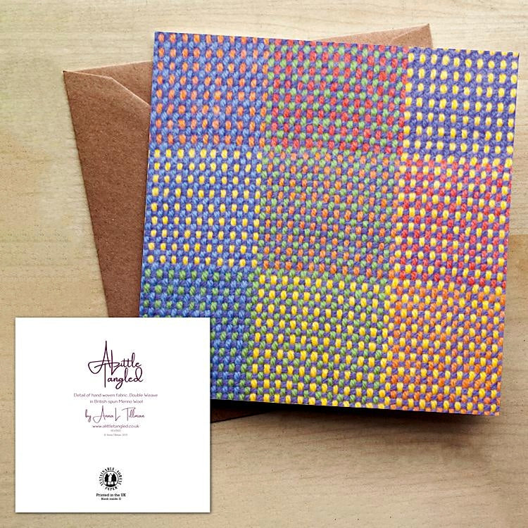 Greetings Cards with Handwoven Images