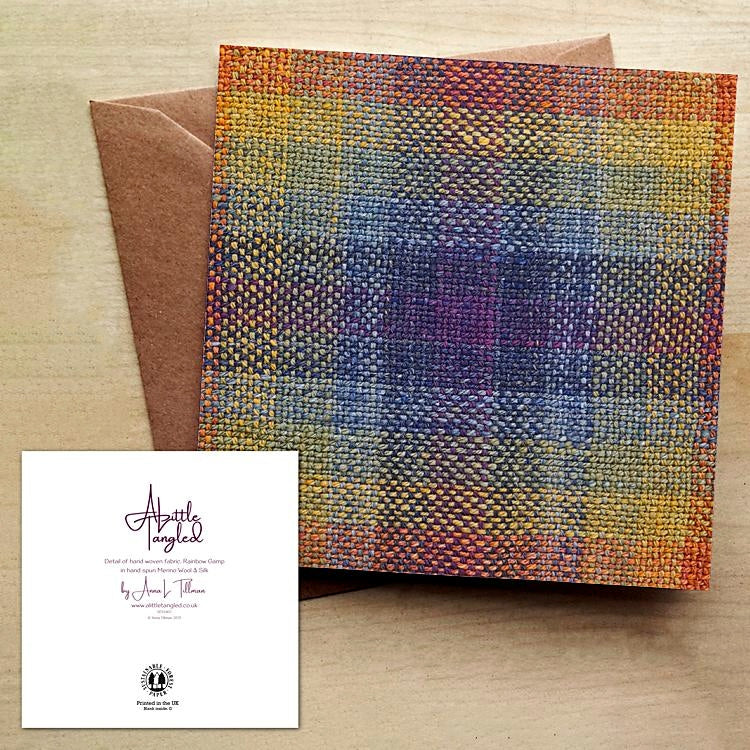 Greetings Cards with Handwoven Images