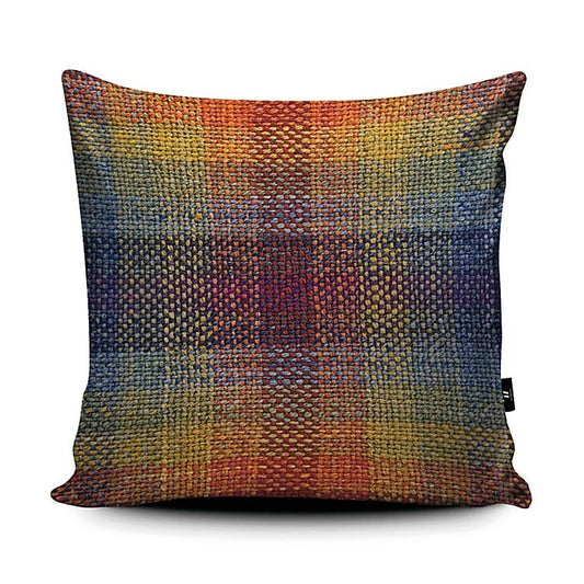Printed vegan suede cushion cover only