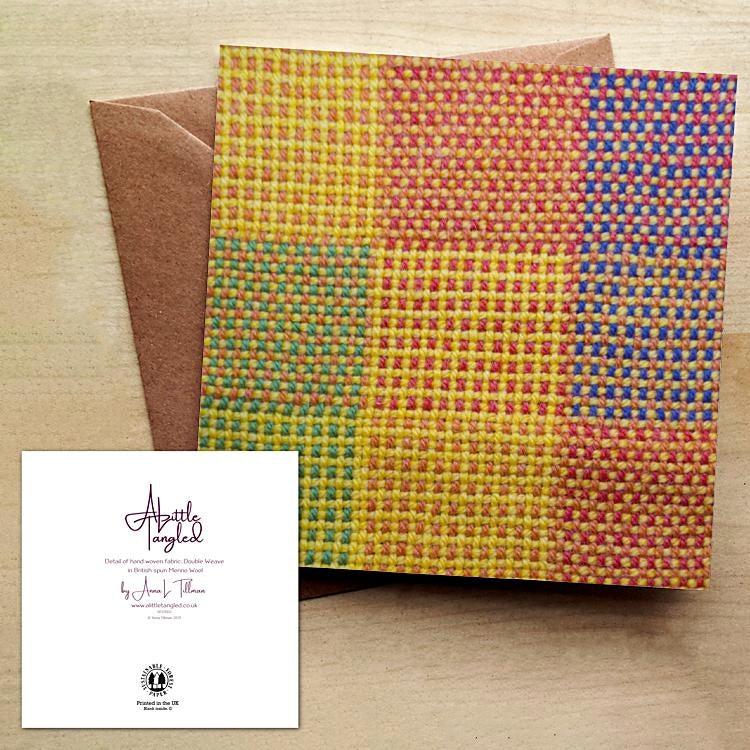 Greetings Cards with Handwoven Images
