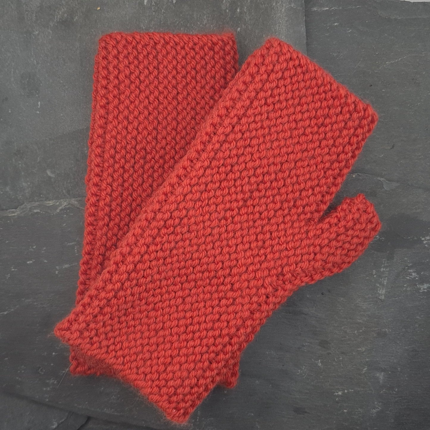 Handknitted Cashmere Wrist Warmers - Autumnal Tones a Wrist Warmers from A Little Trinket