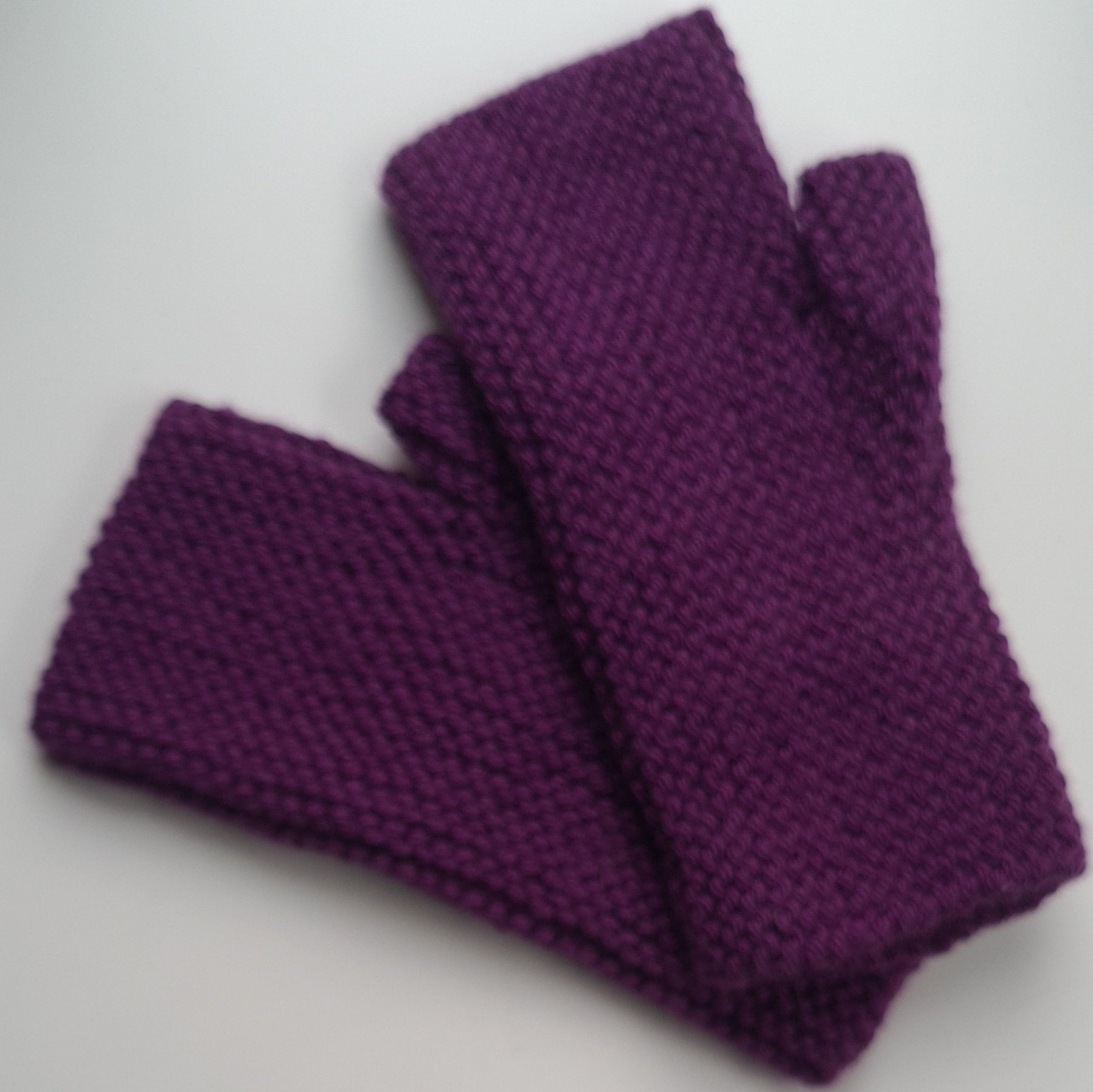 Handknitted Cashmere Wrist Warmers - Jewel Tones a Wrist Warmers from A Little Trinket