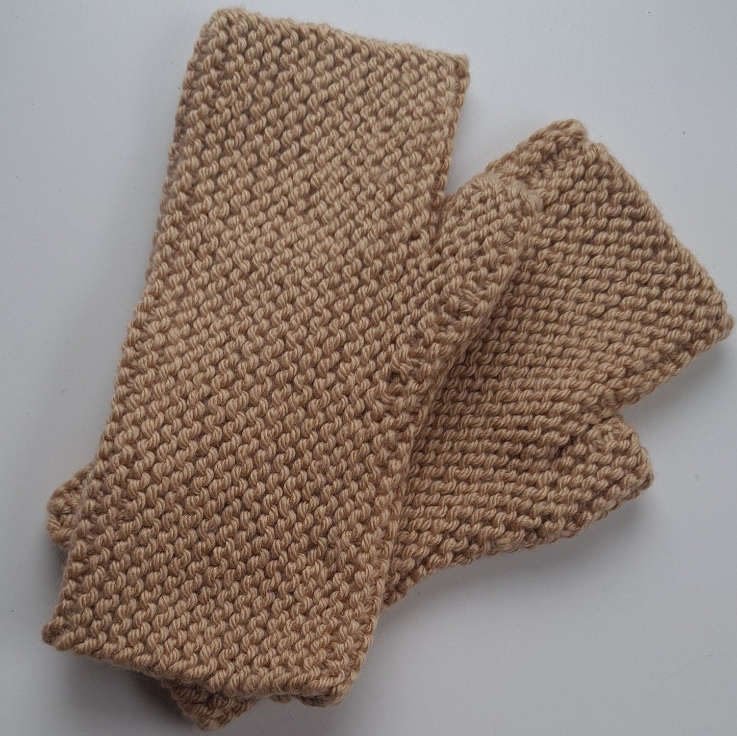Handknitted Cashmere Wrist Warmers - Soft Shades a Wrist Warmers from A Little Trinket
