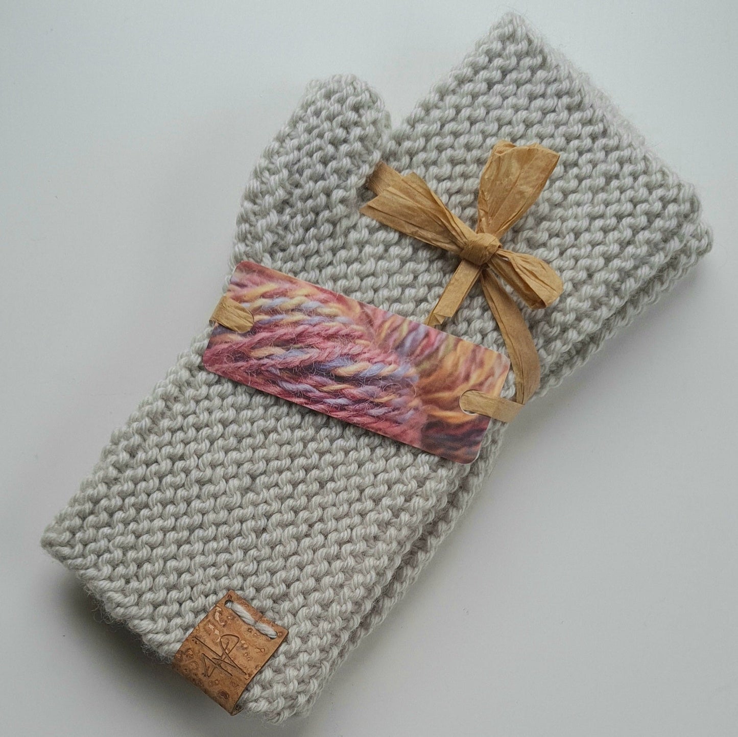 Handknitted Cashmere Wrist Warmers - Soft Shades a Wrist Warmers from A Little Trinket