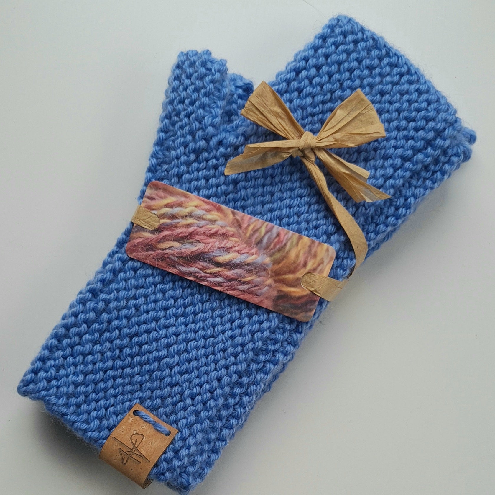 Handknitted Cashmere Wrist Warmers - Soft Shades a Wrist Warmers from A Little Trinket