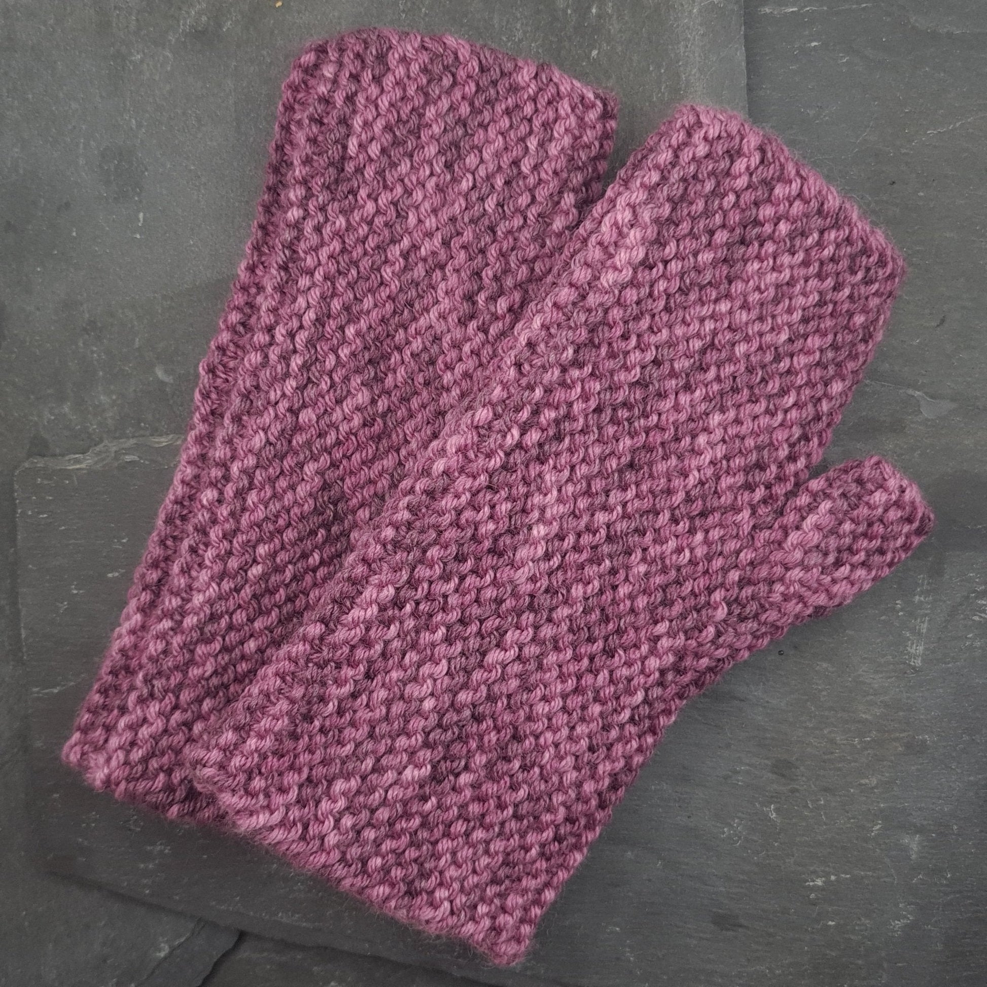 Handknitted Cashmere Wrist Warmers - Subtle Shades a Wrist Warmers from A Little Trinket