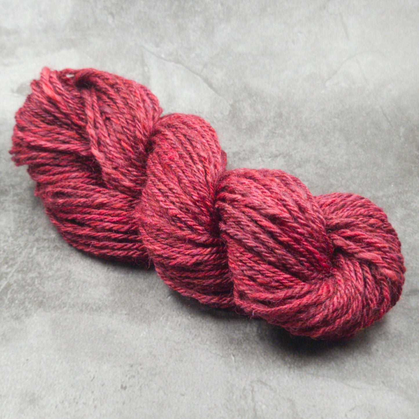 Handspun, DK/Worsted yarn, mini skein, merino wool & silk