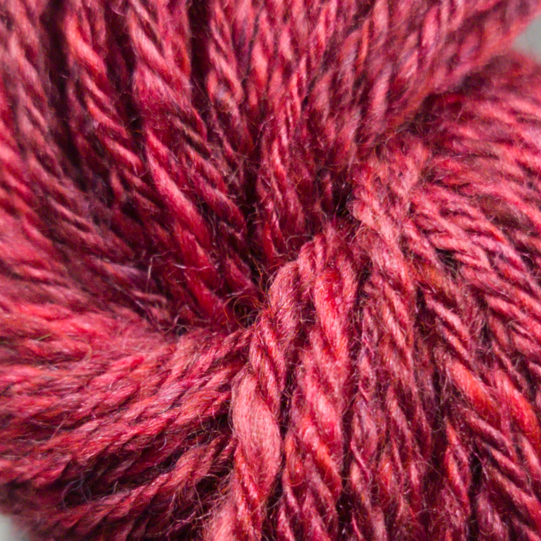 Handspun, DK/Worsted yarn, mini skein, merino wool & silk