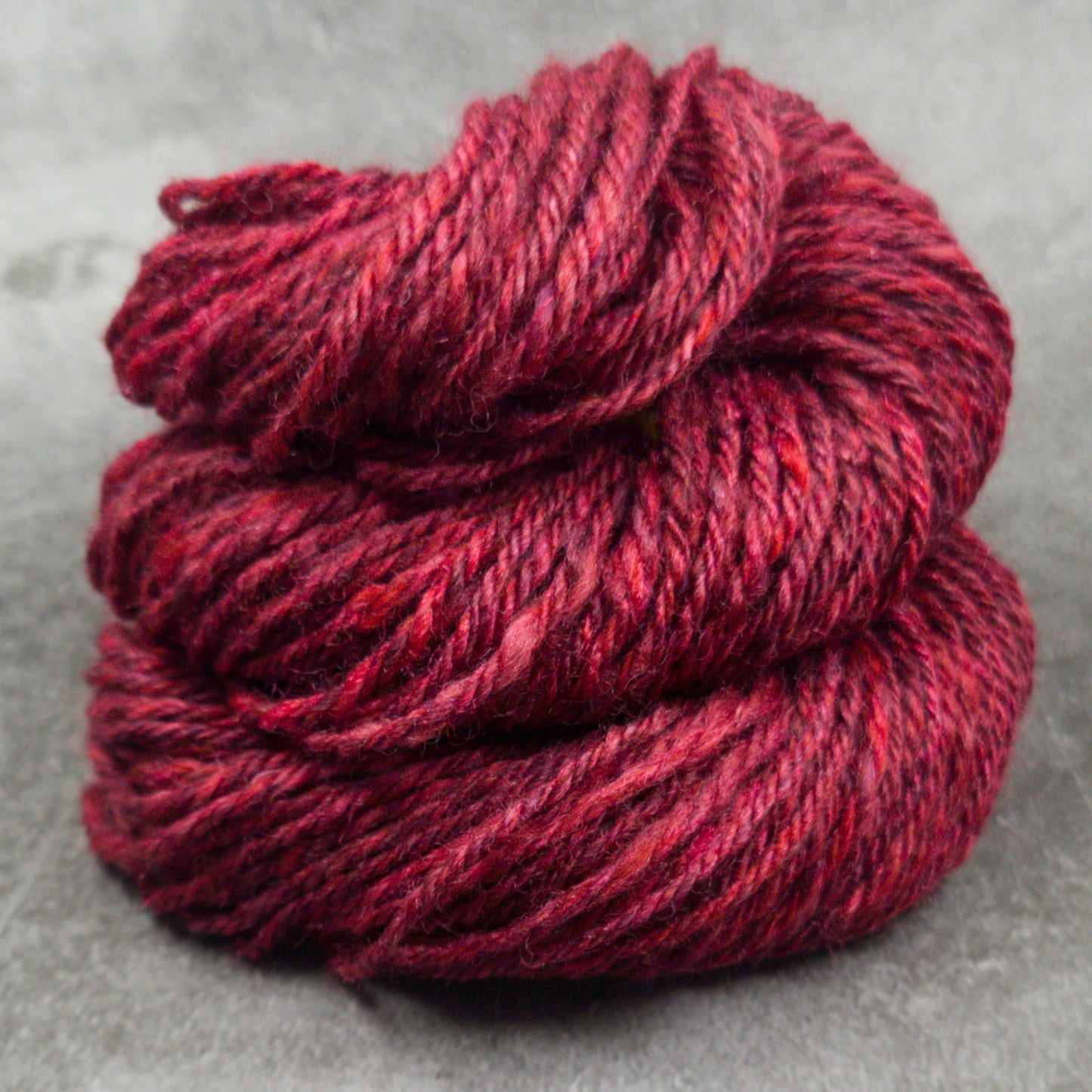 Handspun, DK/Worsted yarn, mini skein, merino wool & silk