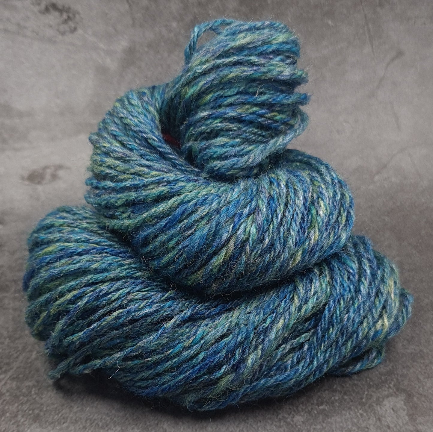 Handspun Worsted/Aran yarn, merino wool & silk, mini skeins