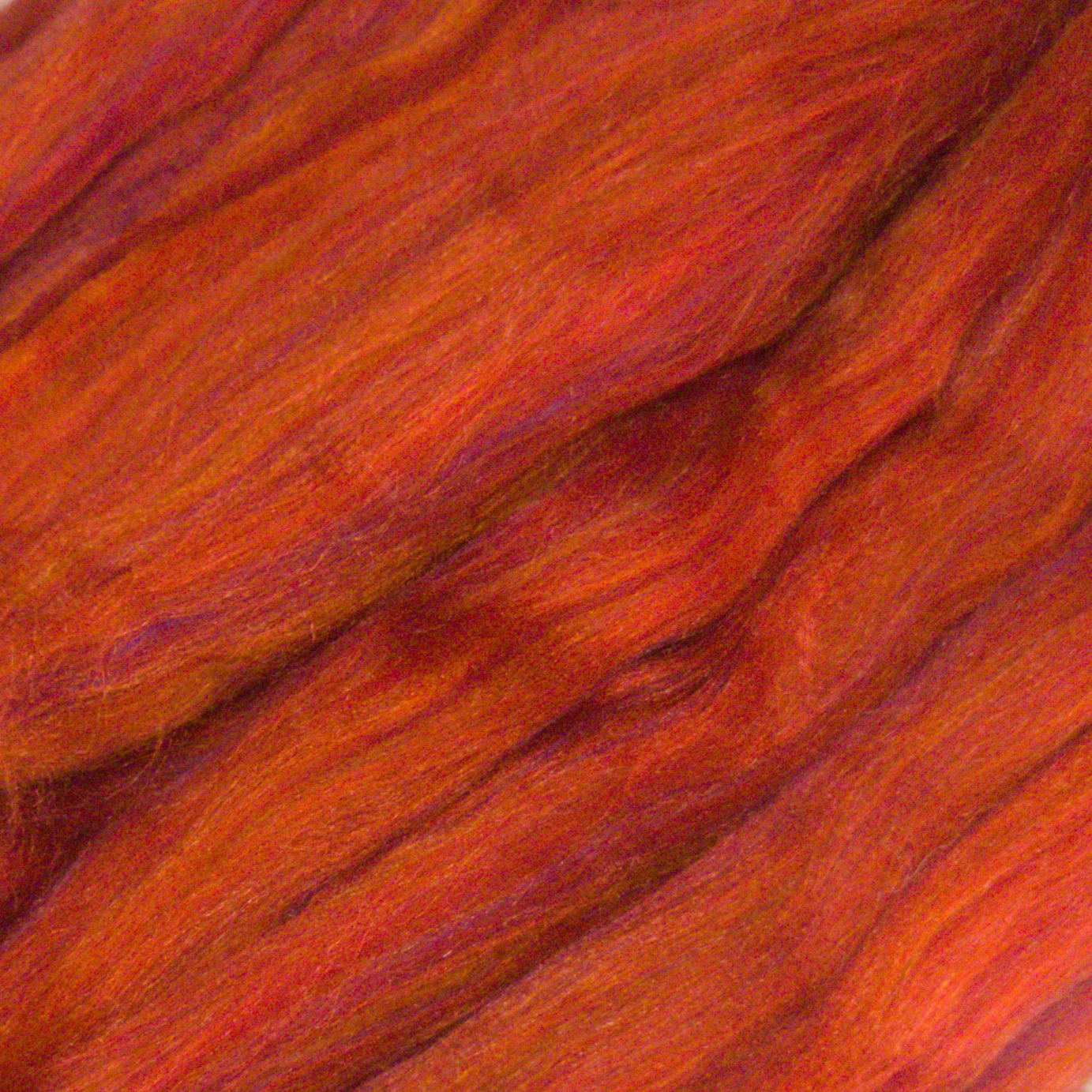 Rich Reds - Super Fine Merino & Tussah Silk combed top - Downend Blend