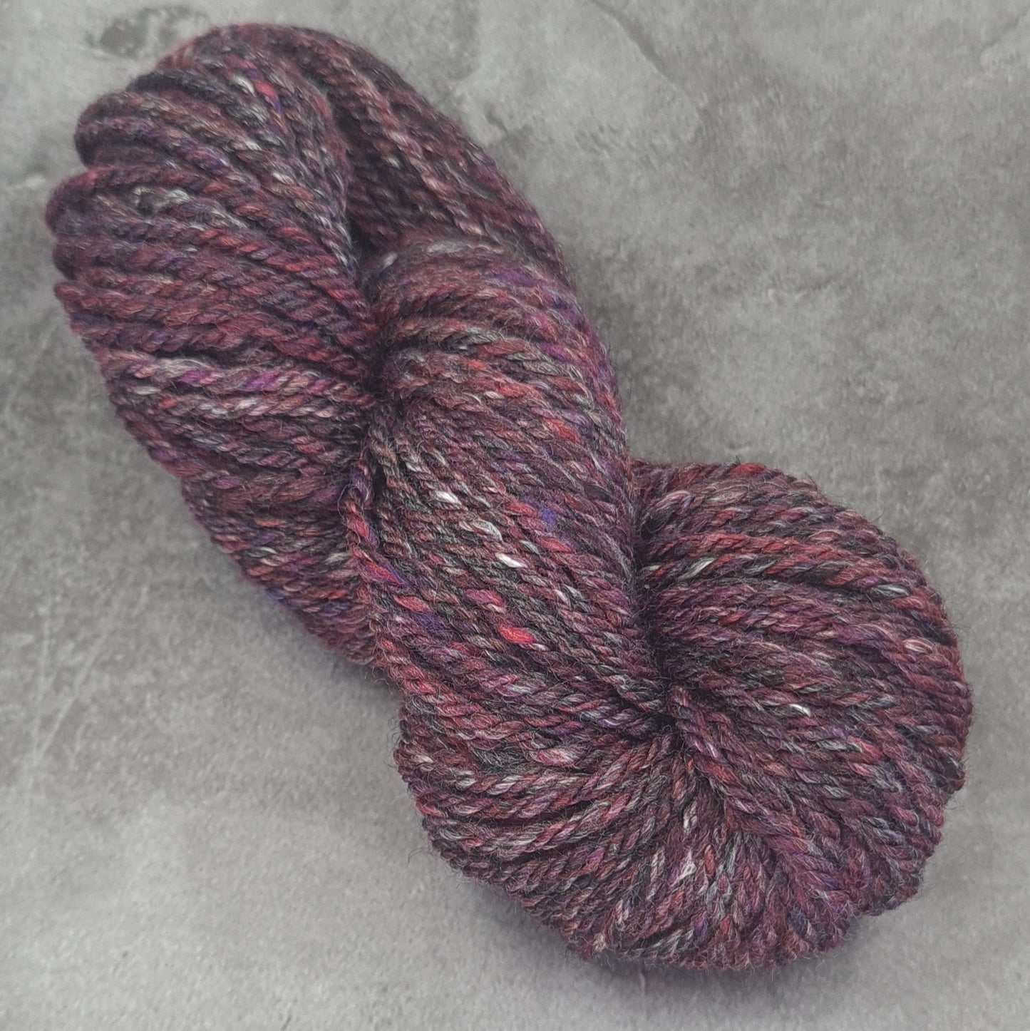 Handspun Worsted/Aran yarn, merino wool, alpaca & silk, mini skeins