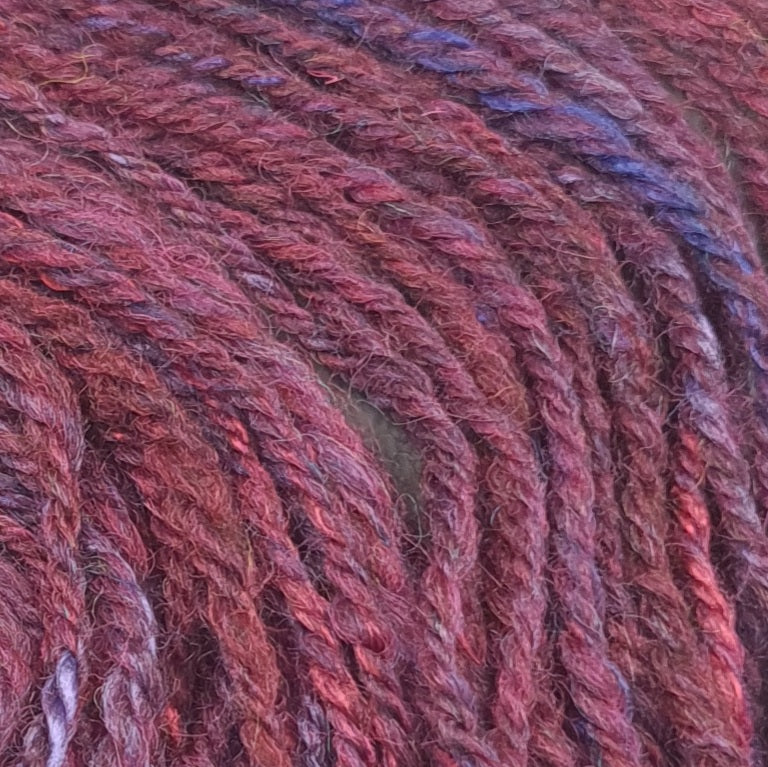 Handspun Worsted/Aran yarn, Wool and Bamboo, micro skeins