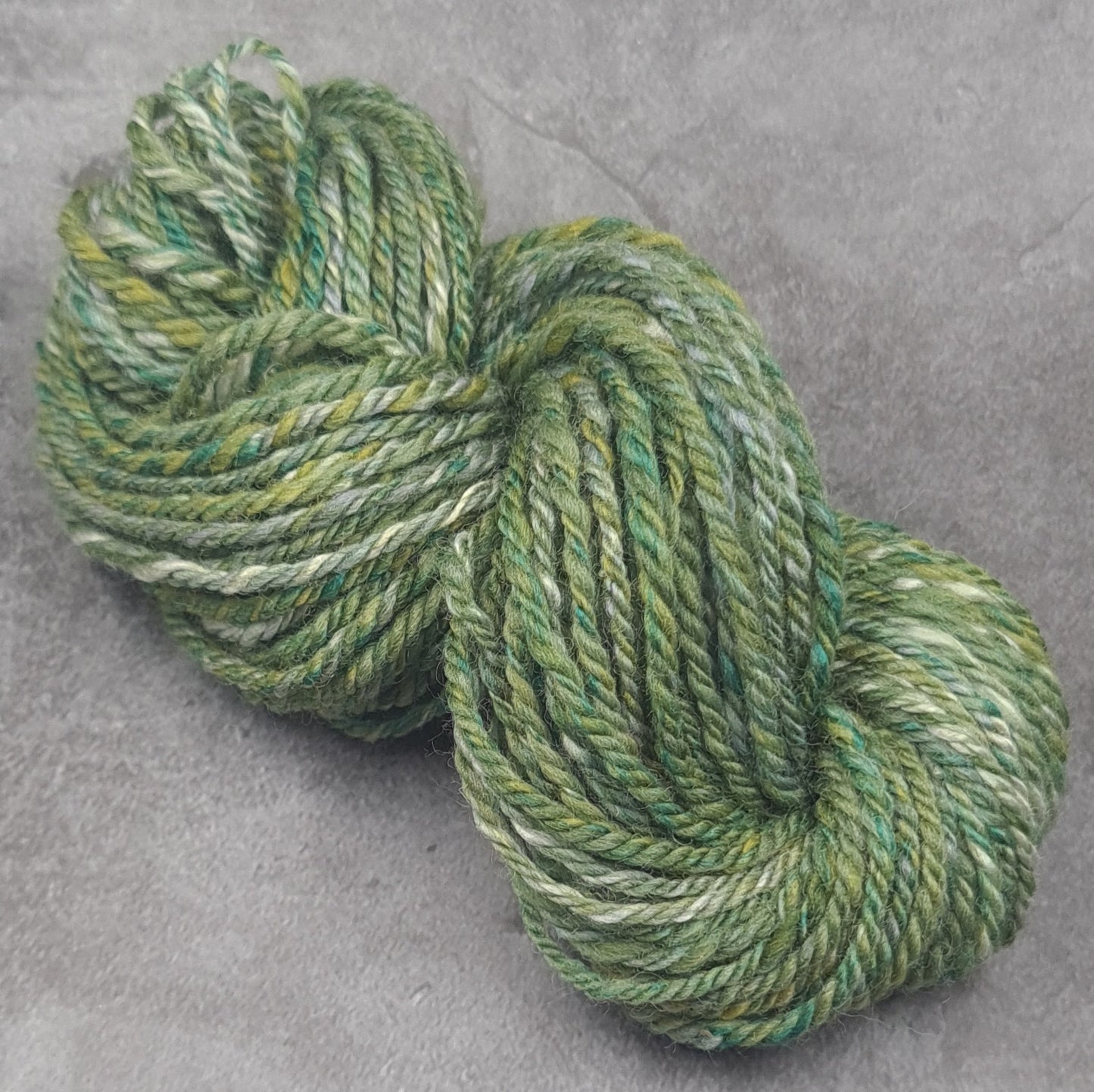 Handspun Worsted/Aran yarn, merino wool & bamboo, mini skeins