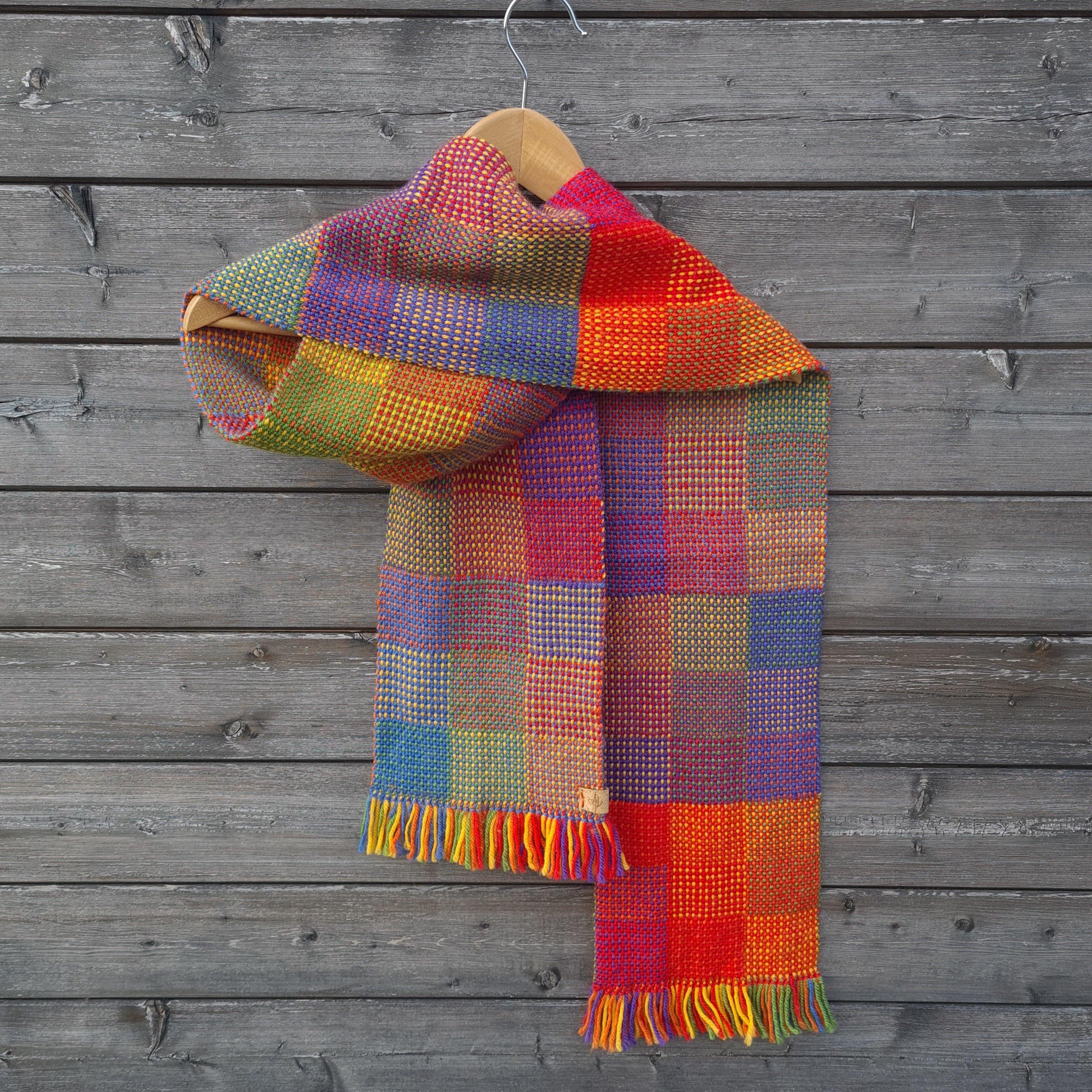 Hotsell Handwoven Scarf Rainbow