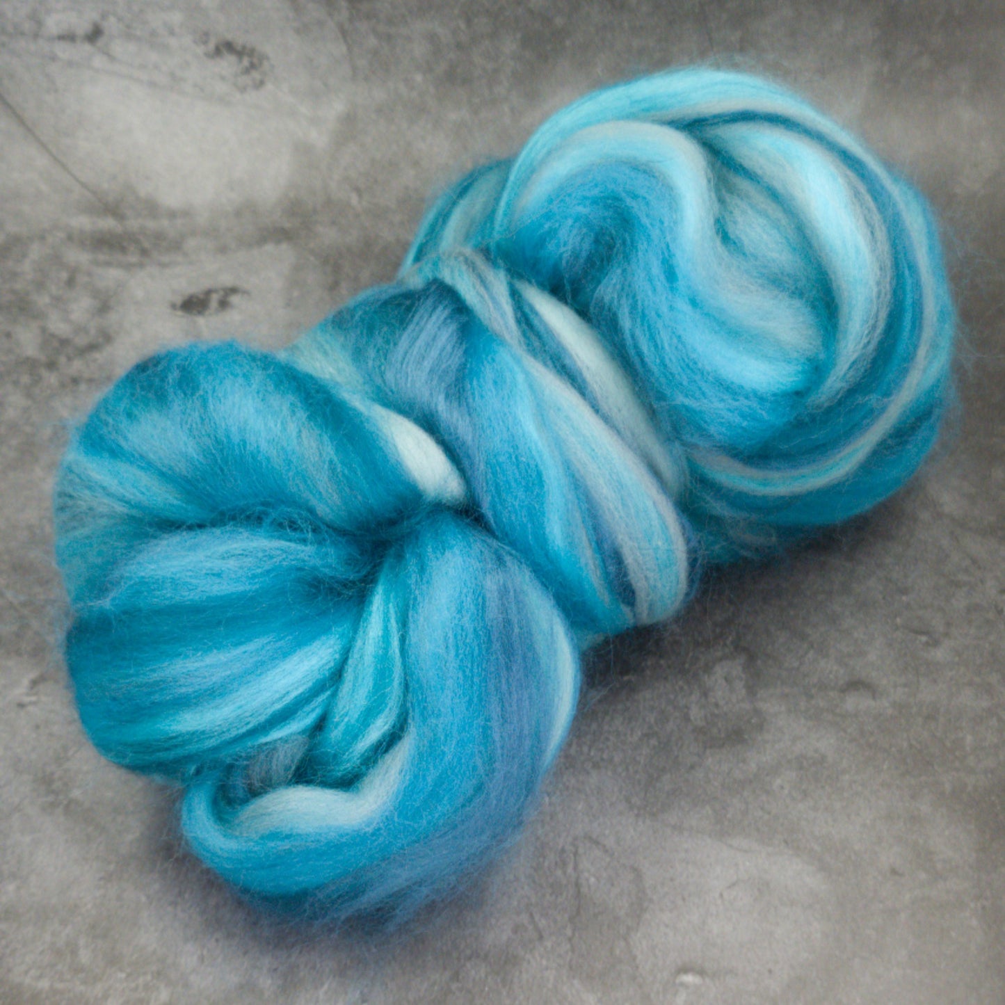 Minty Turquoise - Merino & Bamboo Combed Top - Portchester Blend